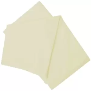 Belledorm - 200 Thread Count Cotton Percale Flat Sheet (Kingsize) (Ivory) - Ivory