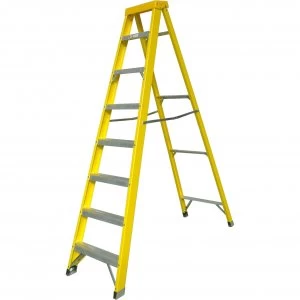 Zarges Fibreglass Swingback Step Ladder 8