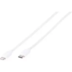 Vivanco USB 2.0 Adapter [1x USB-C plug - 1x Apple Dock lightning plug] LIGHTNVVUSBC12W
