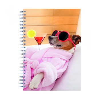 Cats and Dogs Twinwire Notepads A5 Pack of 5 302367
