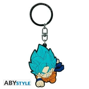 Dragon Ball Super - Goku Saiyan Blue PVC Keychain