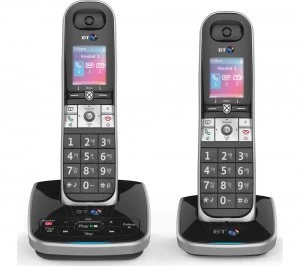 BT 8610 Cordless Phone with Answering Machine Twin Handsets