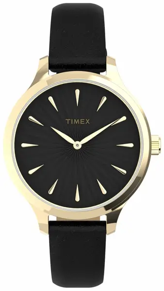 Timex TW2V06600 Peyton Gold-tone Case And Black Strap With Watch
